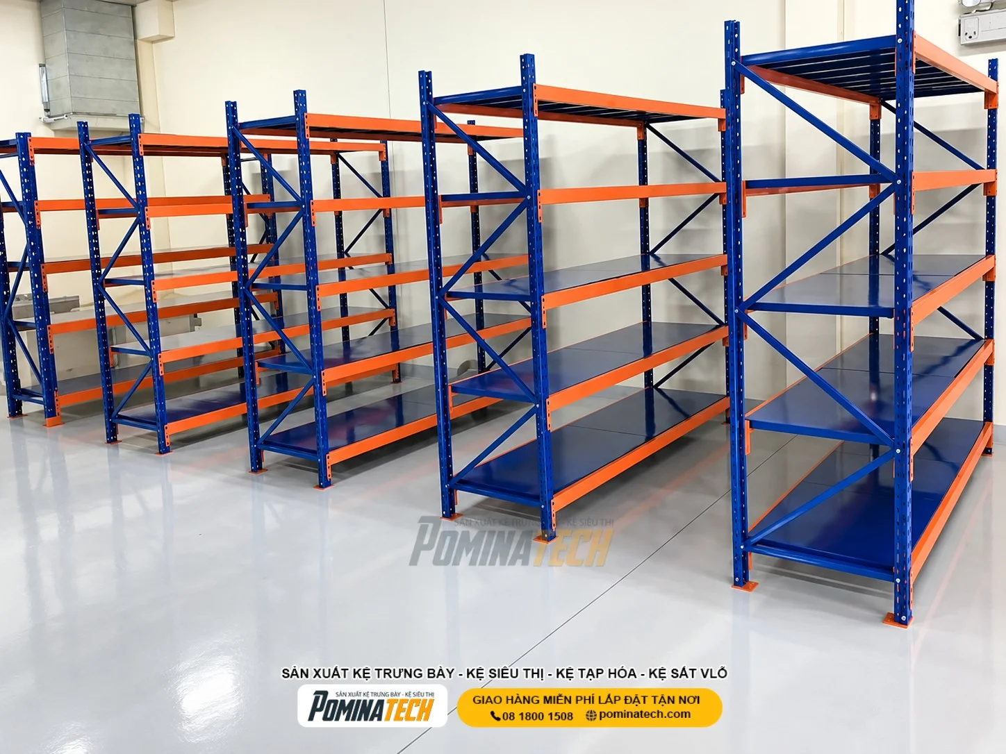 Hệ thống kệ trung tải lắp ghép linh hoạt giúp chuẩn bị không gian lưu trữ trước mùa cao điểm.