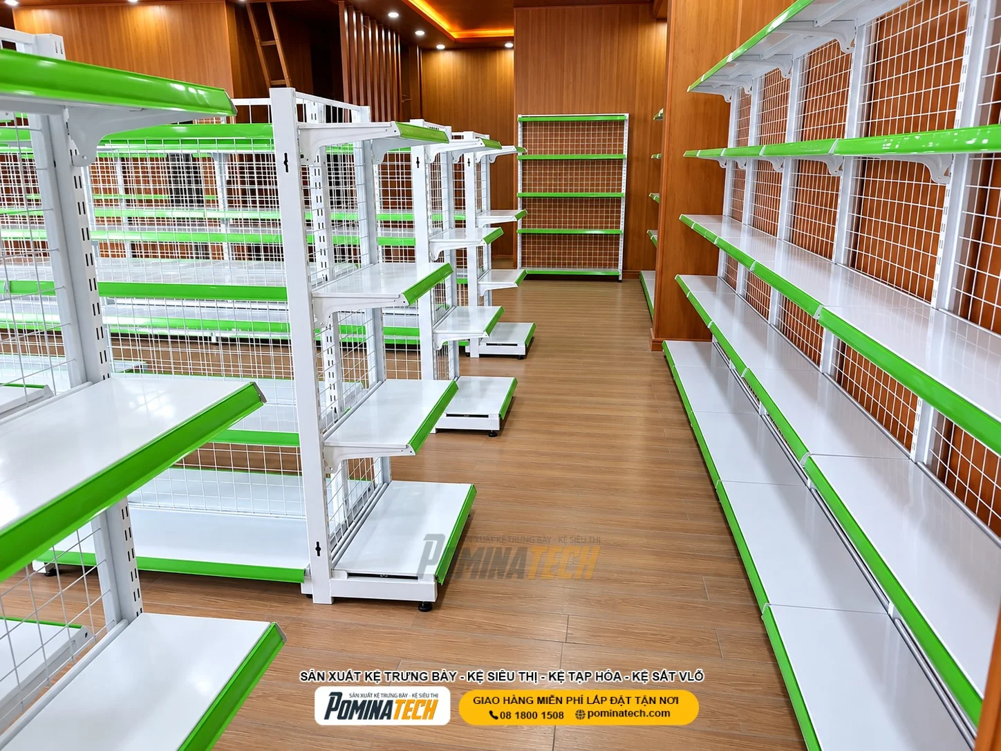 - Hệ thống lỗ gài khung trụ kệ siêu thị quyết định độ chính xác khi lắp ghép