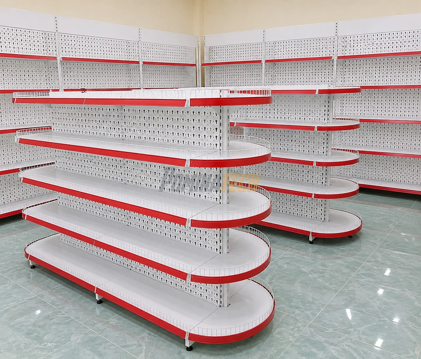 Kệ Bán Nguyệt Giá Tốt – Mẫu Kệ Trưng Bày Đẹp Cho Cửa Hàng