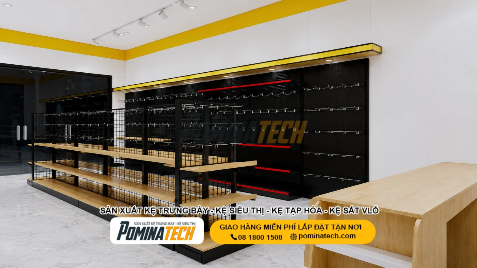 Kệ Móc Treo Ốp Lưng Điện Thoại Tối Ưu Diện Tích Cửa Hàng Nhỏ