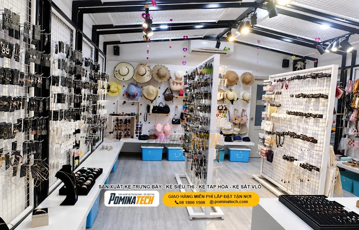 Kệ Móc Treo Trưng Bày – Giải Pháp Gọn Đẹp, Tiện Dụng, Giá Tốt