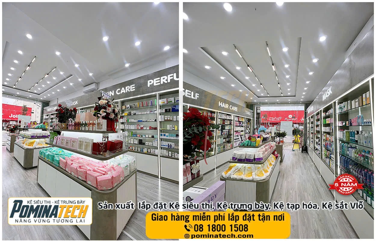 Kệ Mỹ Phẩm Giá Tốt – Mẫu Đẹp Cho Shop Và Cửa Hàng Mỹ Phẩm