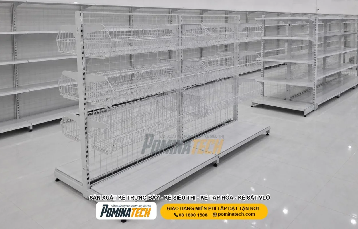Kệ Rổ Mì Nhiều Tầng – Tăng Sức Chứa, Tiết Kiệm Diện Tích