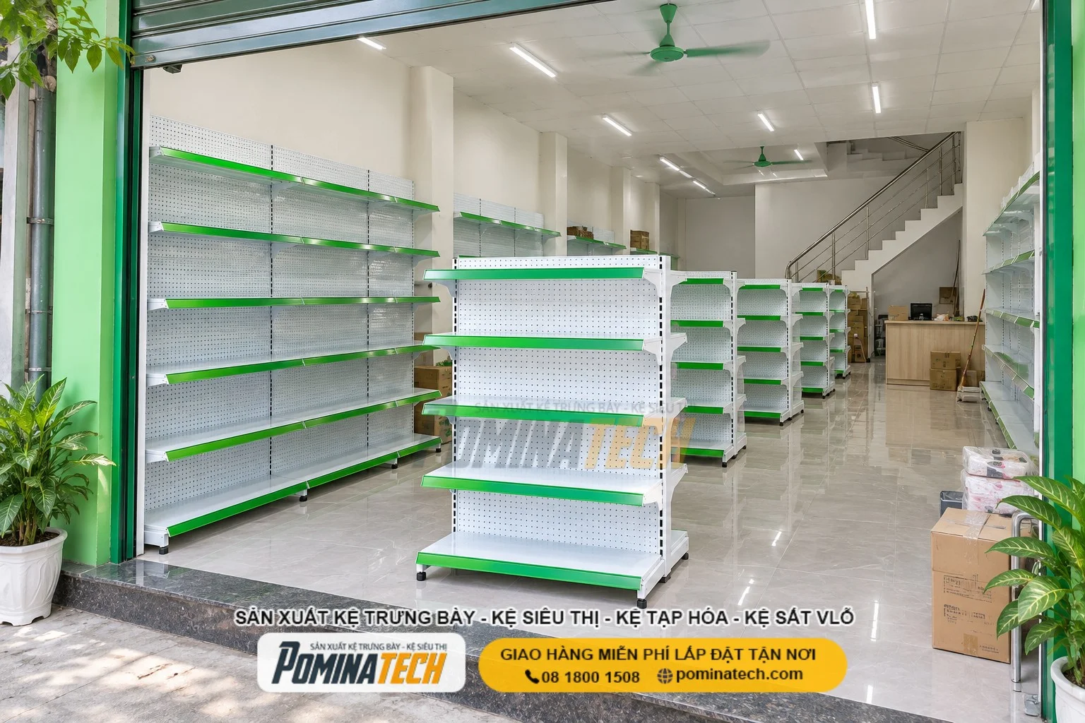 Kệ Siêu Thị Kệ Đôi Lưng Tôn Lỗ 5 Tầng – Nhà Máy Sản Xuất, Giá Không Qua Trung Gian