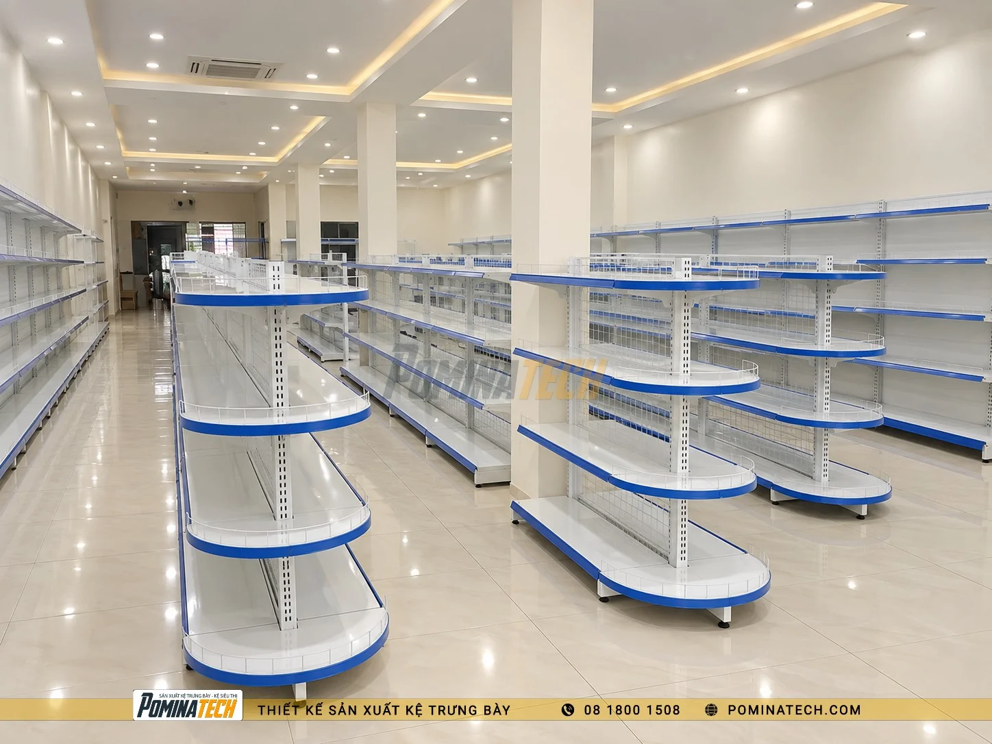 Kệ Siêu Thị Mini Đẹp – Giải Pháp Trưng Bày Cho Cửa Hàng Nhỏ