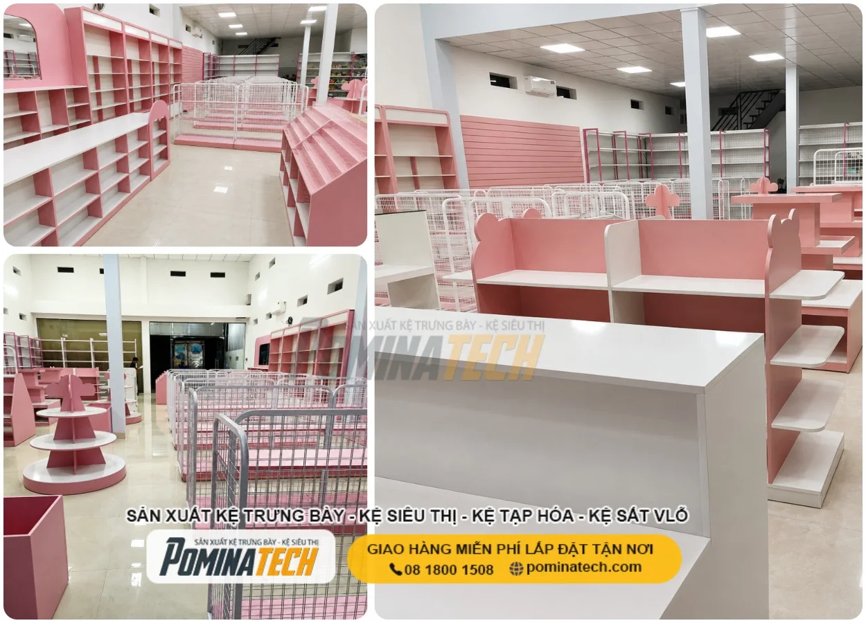 Kệ Siêu Thị Tại Long An Giá Rẻ – Nhận Thiết Kế Theo Yêu Cầu