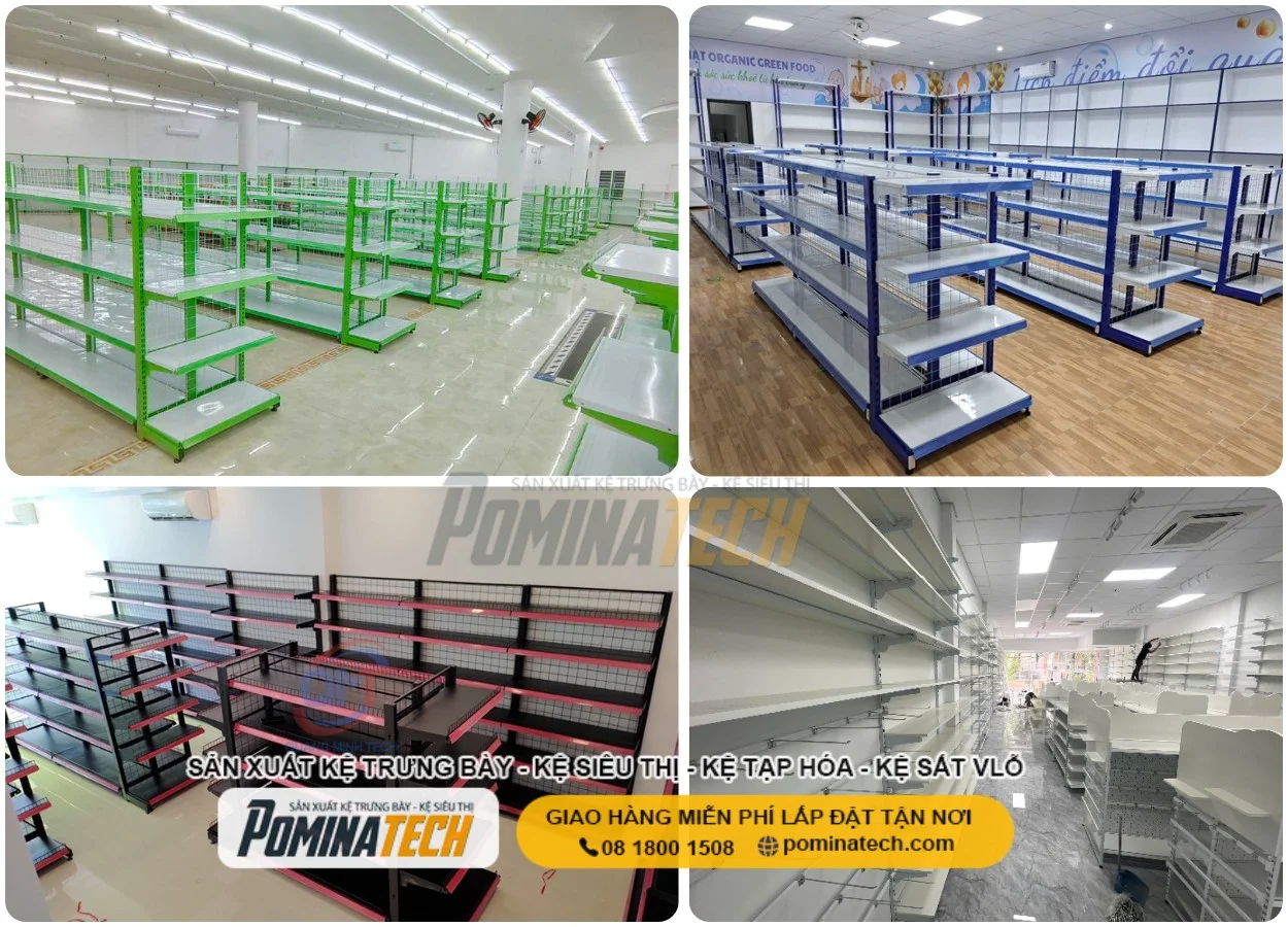 Kệ Siêu Thị Tại Đồng Tháp – Cung Cấp Sỉ Lẻ Giá Tận Xưởng