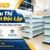 Kệ siêu thị thiết kế theo mặt bằng giúp tối ưu diện tích và cá nhân hóa không gian kinh doanh.