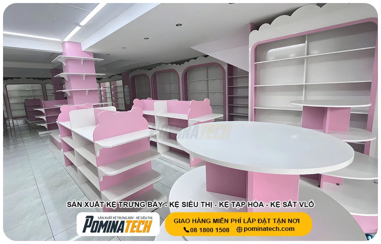 Kệ Sữa Cho Cửa Hàng – Nhiều Mẫu Đẹp, Bền, Dễ Bố Trí