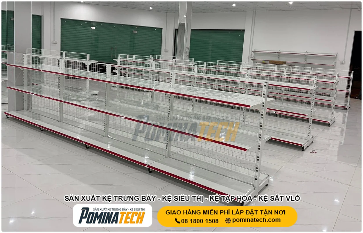 Kệ Tạp Hóa Bền Đẹp – Mẫu Kệ Trưng Bày Tối Ưu Diện Tích