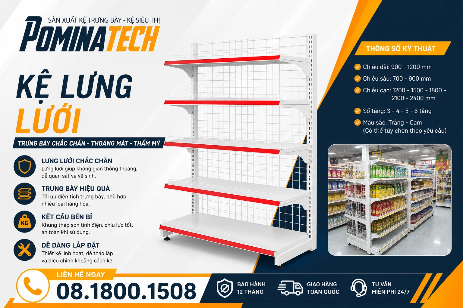 Kệ Tạp Hóa Chất Lượng Cao – Giá Tốt Cho Mọi Minimart