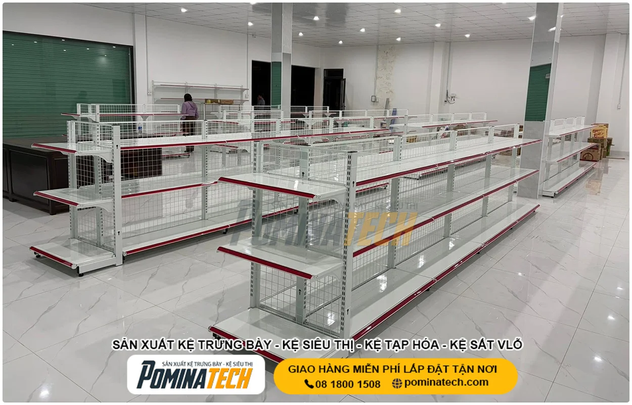 Kệ Tạp Hóa Giá Rẻ – Kệ Trưng Bày Hàng Hóa Chất Lượng