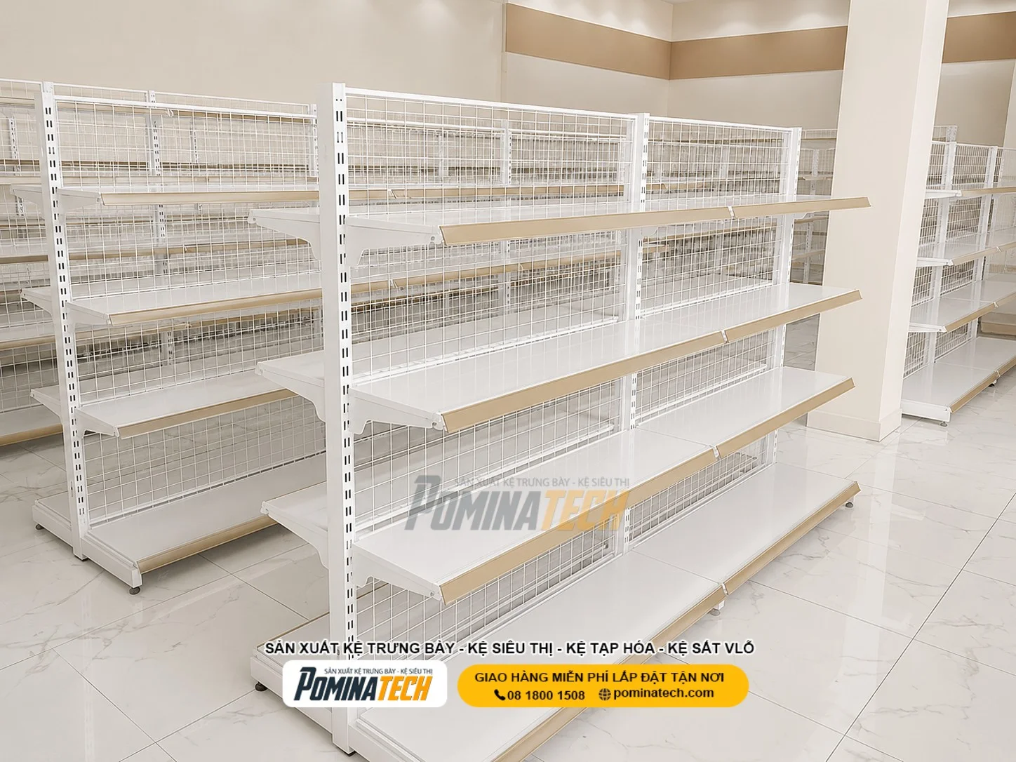 Kệ Tạp Hóa Thiết Kế Hiện Đại, Phù Hợp Mọi Mô Hình Bán Lẻ
