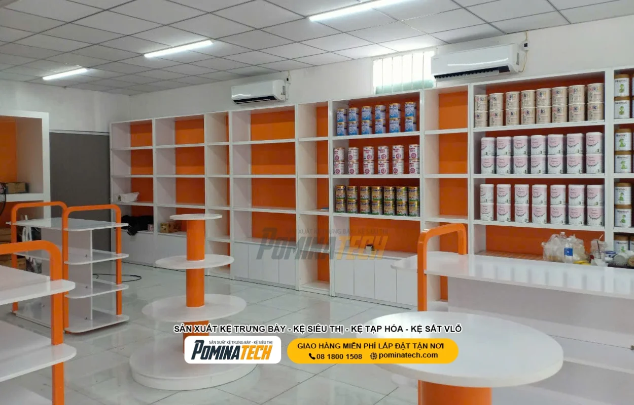 Kệ Tròn Trưng Bày – Top Mẫu Đẹp, Tiện Dụng Cho Cửa Hàng
