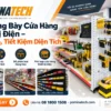 Kệ Trưng Bày Cửa Hàng Thiết Bị Điện Đẹp, Bền, Dễ Sắp Xếp