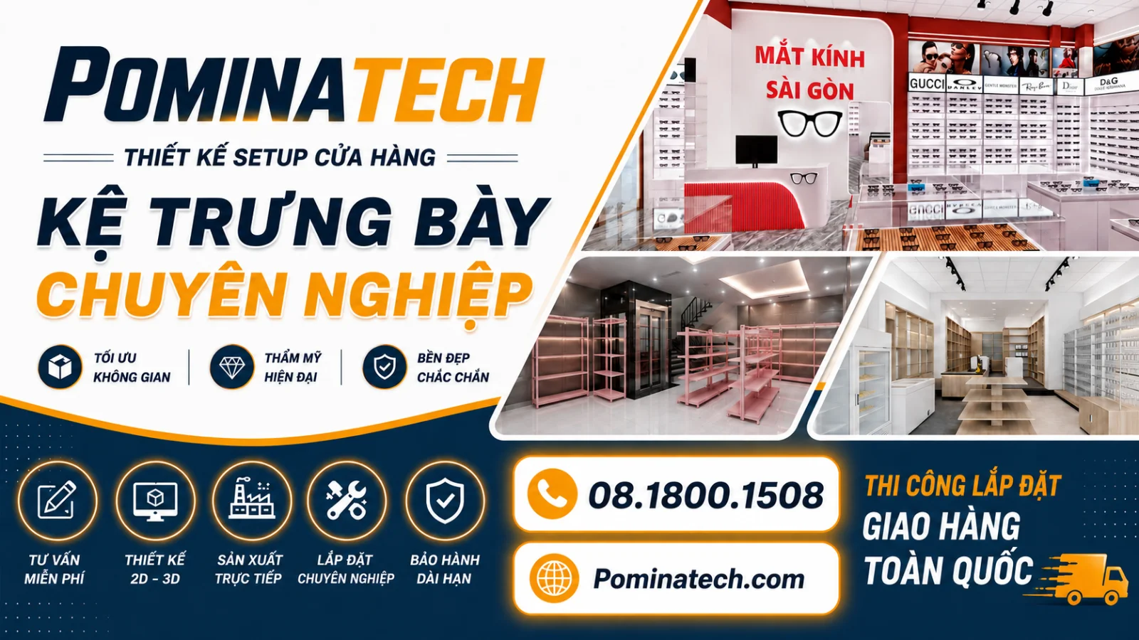 Kệ Trưng Bày Đẹp Cho Cửa Hàng – Giá Xưởng, Nhiều Mẫu Hot