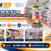 Kệ Trưng Bày Đồ Thú Cưng – Giải Pháp Setup Pet Shop Chuyên Nghiệp