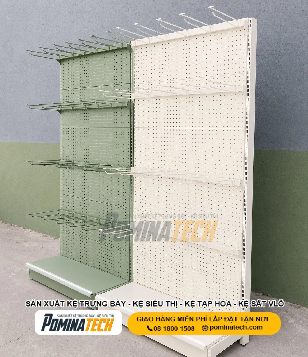 Kệ Trưng Bày Ốp Lưng Có Móc Treo Giúp Tăng Khả Năng Bán Hàng
