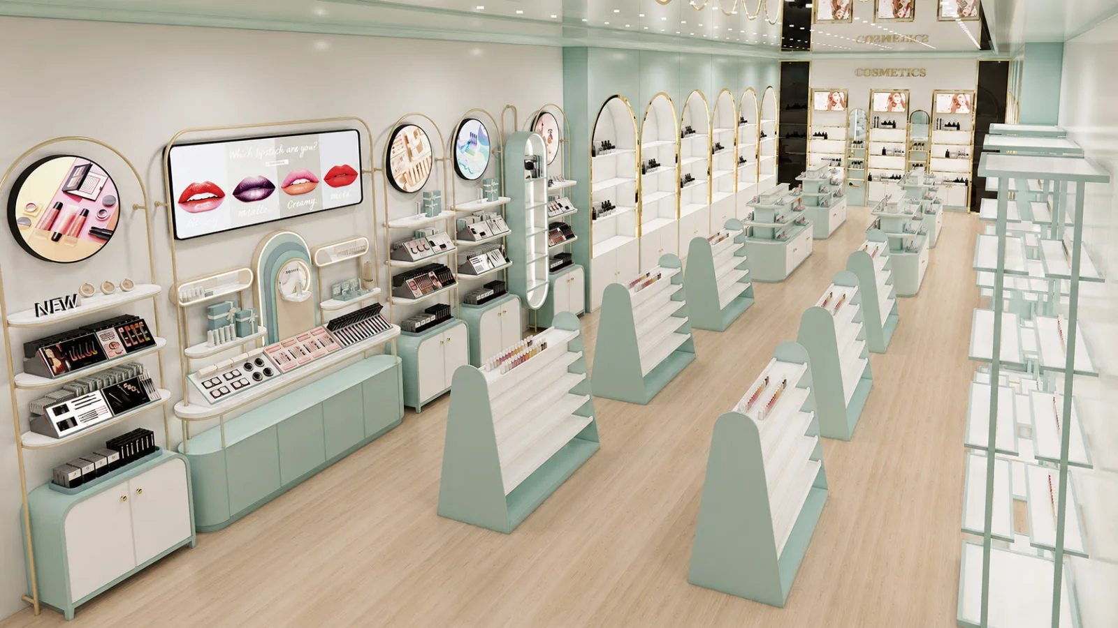 Kệ Trưng Bày Shop Mỹ Phẩm Chất Lượng – Tăng Tính Thẩm Mỹ Và Thu Hút Người Mua