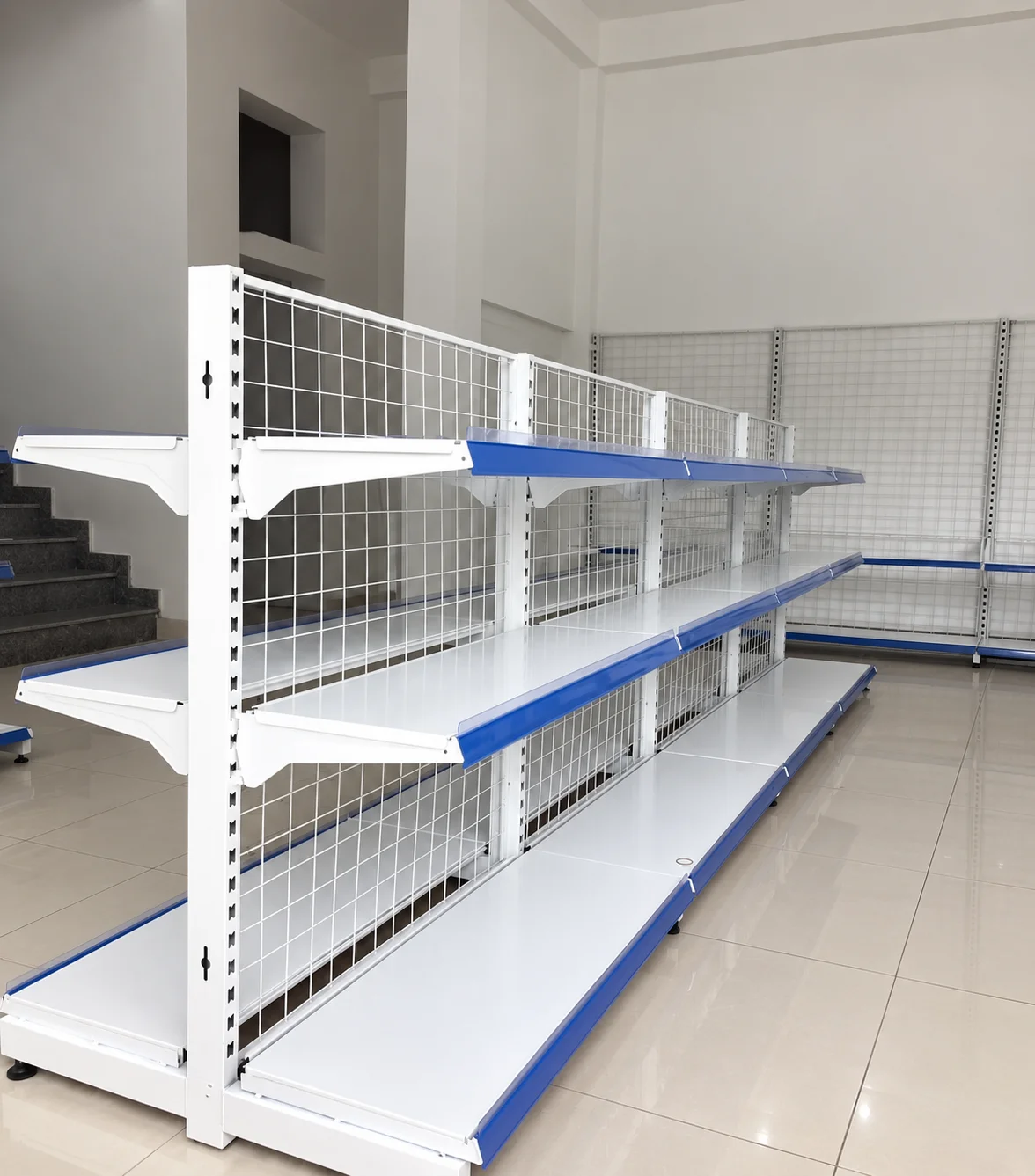 Kệ Trưng Bày Siêu Thị Tại Long Thành Đồng Nai – Thiết Kế Theo Yêu Cầu