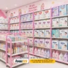 Kệ Trưng Bày Tã Bỉm Sơ Sinh Cho Cửa Hàng Mẹ Và Bé Chuyên Nghiệp