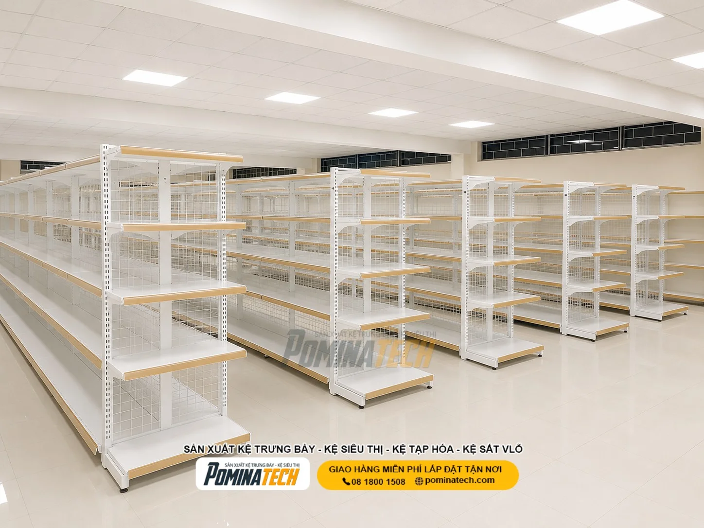 Kệ Trưng Bày Tạp Hóa Giá Tốt – Setup Cửa Hàng Tiện Lợi Hiệu Quả