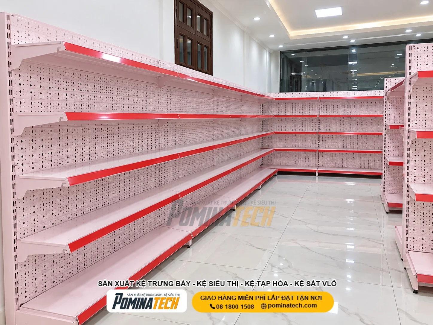 Kệ Trưng Bày Tạp Hóa Vĩnh Long Nhiều Mẫu Đẹp