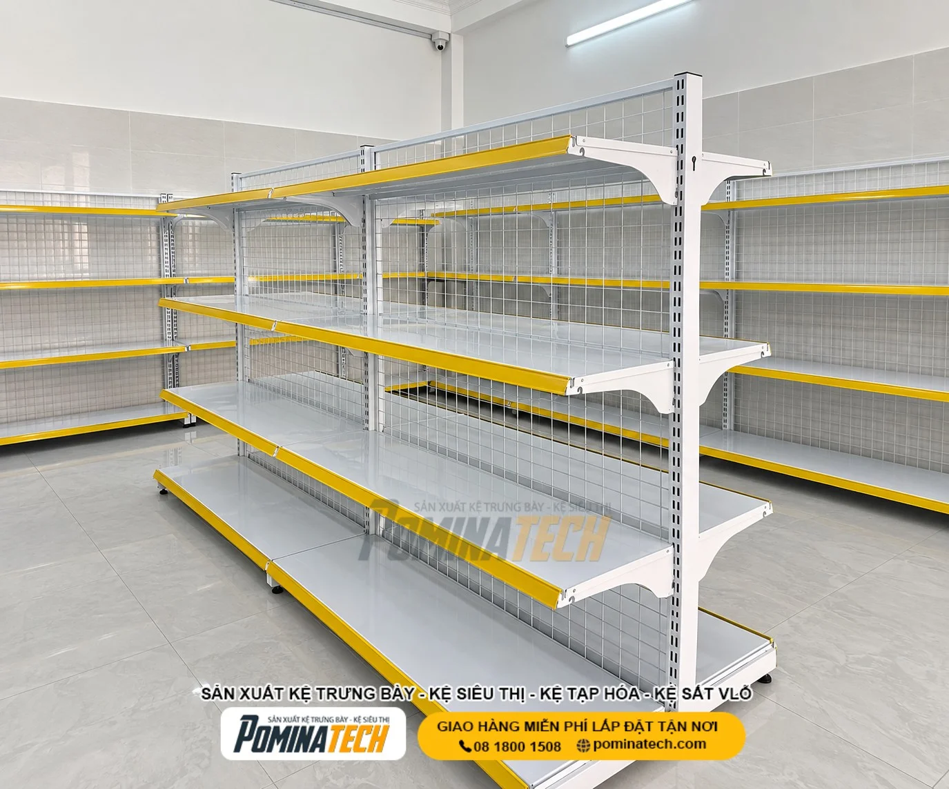 Kệ Trưng Bày Thiết Bị Điện – Giải Pháp Bố Trí Cửa Hàng Khoa Học