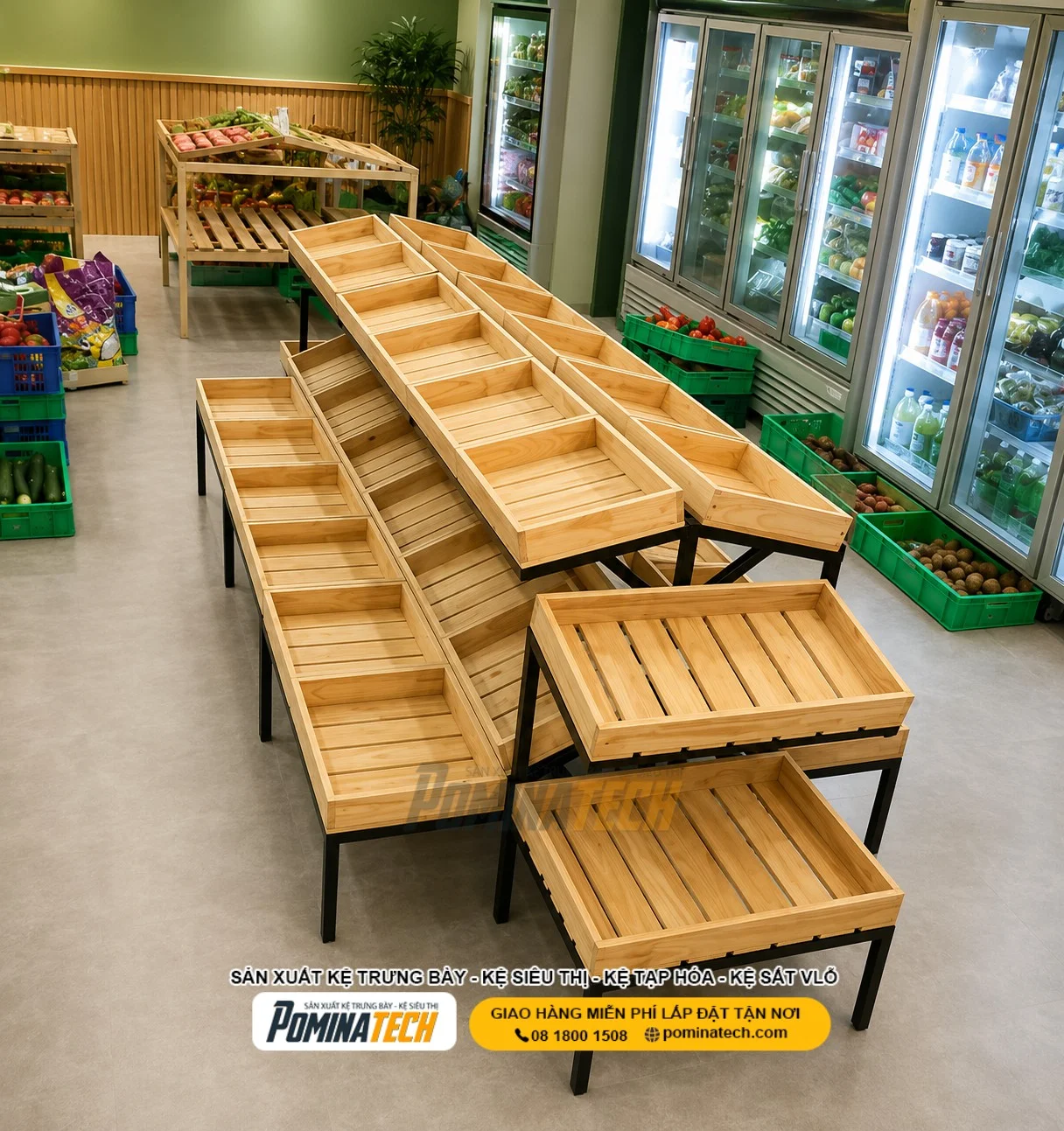 Kệ Trưng Bày Trái Cây Giá Tốt, Thiết Kế Hiện Đại Và Bền Đẹp