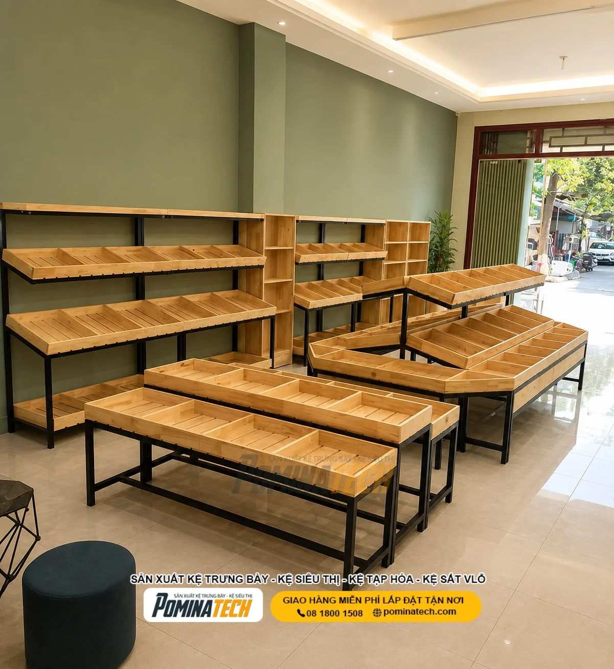 Kệ Trưng Bày Trái Cây Giúp Sắp Xếp Hàng Hóa Gọn Gàng, Khoa Học