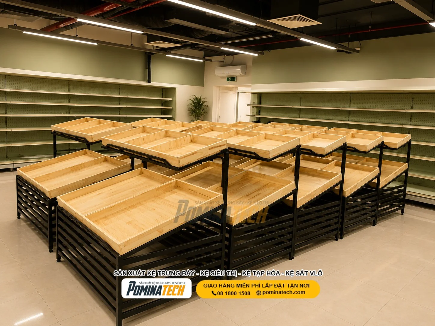 Kệ Trưng Bày Trái Cây Hiện Đại Cho Cửa Hàng Rau Củ Quả Và Siêu Thị
