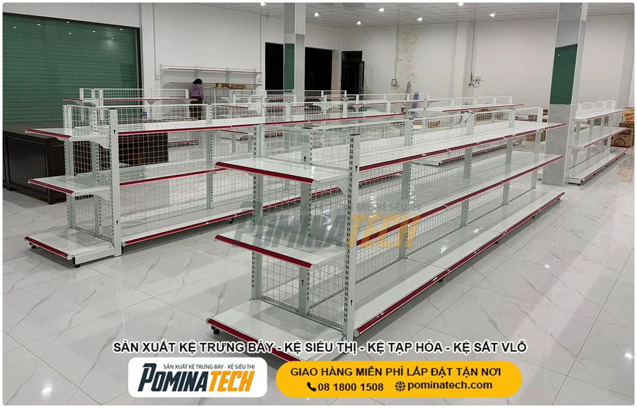 Lắp Đặt Kệ Tạp Hóa Giá Tốt – Bền Đẹp, Chắc Chắn, Bảo Hành Dài Hạn