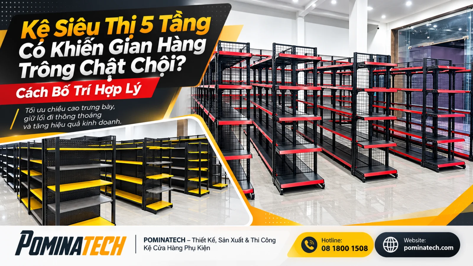 Mẫu kệ siêu thị 5 tầng phù hợp trưng bày bánh kẹo và các mặt hàng tiêu dùng