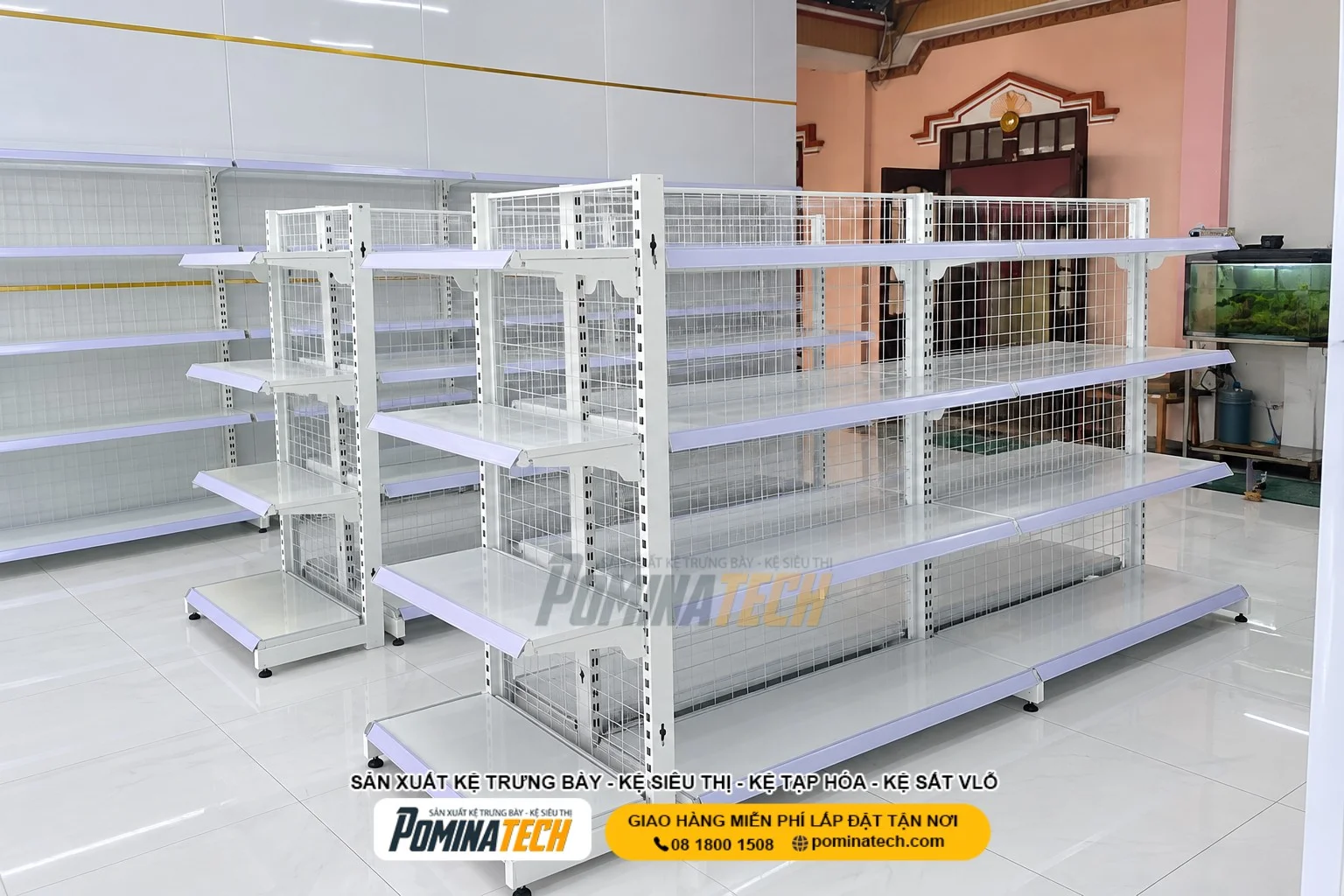 Mẫu Kệ Siêu Thị Mini Được Ưa Chuộng – Gọn Đẹp, Dễ Setup