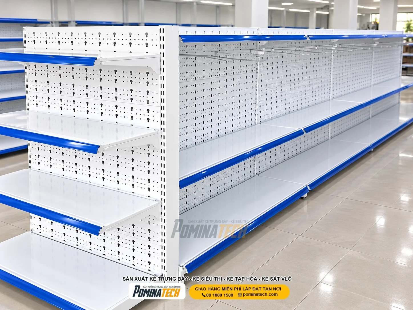 Mẫu kệ tôn lỗ màu trắng phù hợp không gian shop hiện đại.