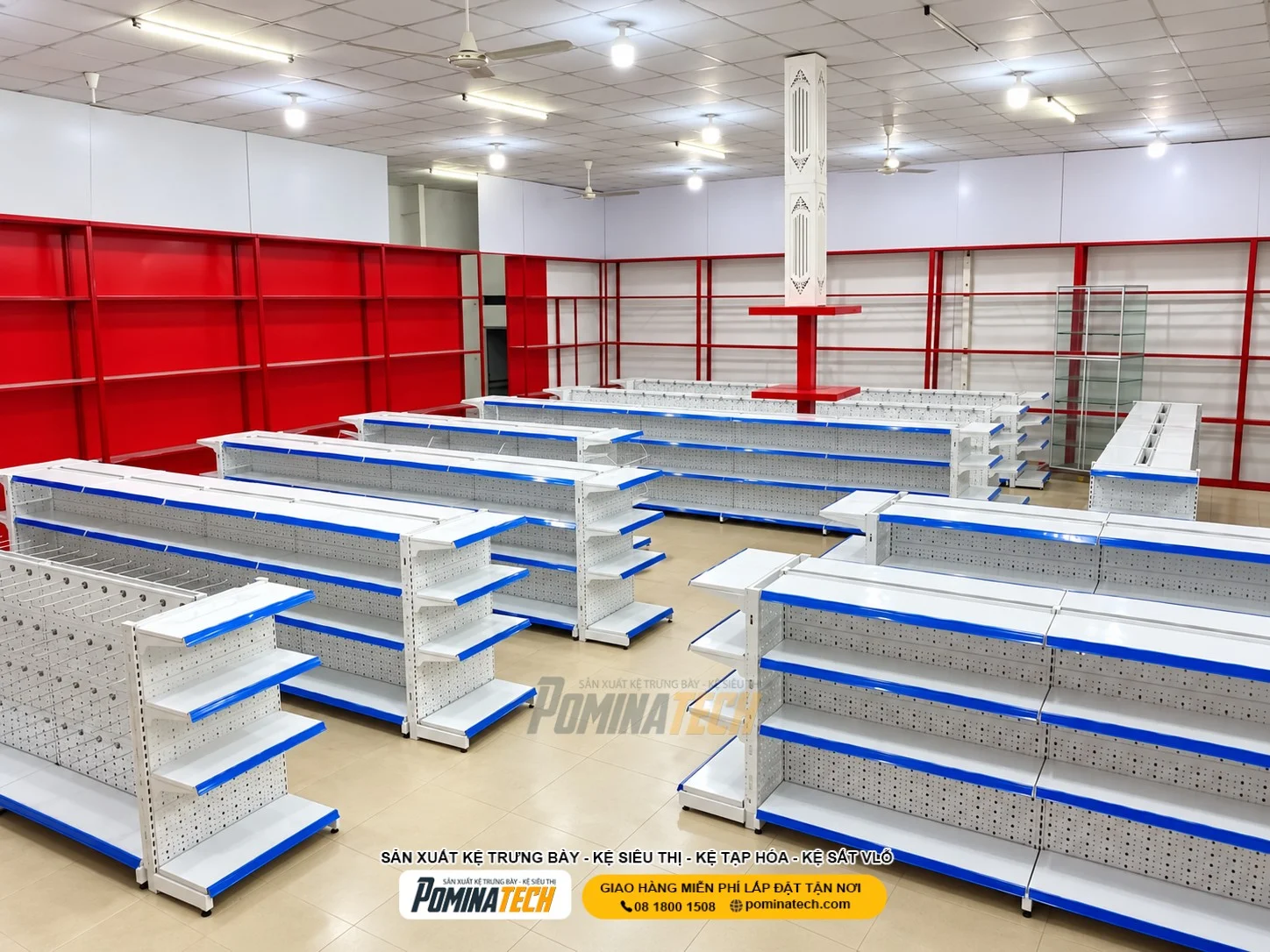 Những sai lầm khi bố trí tải trọng hàng hóa trên kệ siêu thị nhiều tầng
