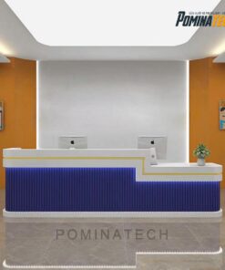 Quầy Lễ Tân Đẹp Mắt, Được Tích Hợp Ánh Sáng LED – Lựa Chọn Hoàn Hảo Cho Văn Phòng