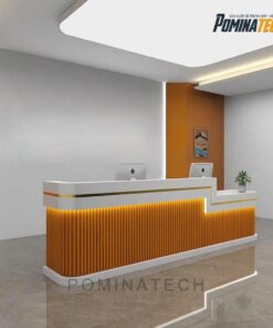 Quầy Lễ Tân Đẹp Mắt, Được Tích Hợp Ánh Sáng LED – Lựa Chọn Hoàn Hảo Cho Văn Phòng