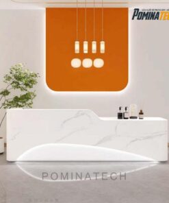 Quầy Lễ Tân Đơn Giản, Tinh Tế Với Ánh Sáng LED - Lựa Chọn Hoàn Hảo Cho Mọi Văn Phòng