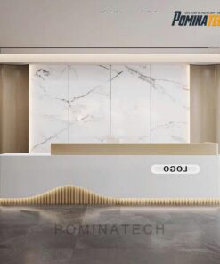 Quầy Lễ Tân Gỗ MDF Có Đèn Led - Sang Trọng Và Hiện Đại Cho Văn Phòng