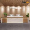 Quầy Lễ Tân Văn Phòng Gỗ MDF – Đẹp, Bền, Giá Tốt