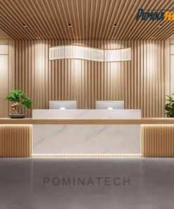 Quầy Lễ Tân Văn Phòng Gỗ MDF – Đẹp, Bền, Giá Tốt