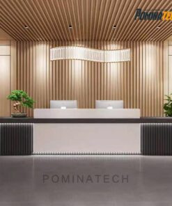 Quầy Lễ Tân Văn Phòng Gỗ MDF – Đẹp, Bền, Giá Tốt