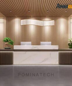 Quầy Lễ Tân Văn Phòng Gỗ MDF – Đẹp, Bền, Giá Tốt