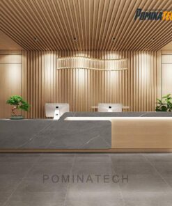 Quầy Lễ Tân Gỗ MDF Sang Trọng, Thiết Kế Hiện Đại Phù Hợp Cho Mọi Không Gian Văn Phòng