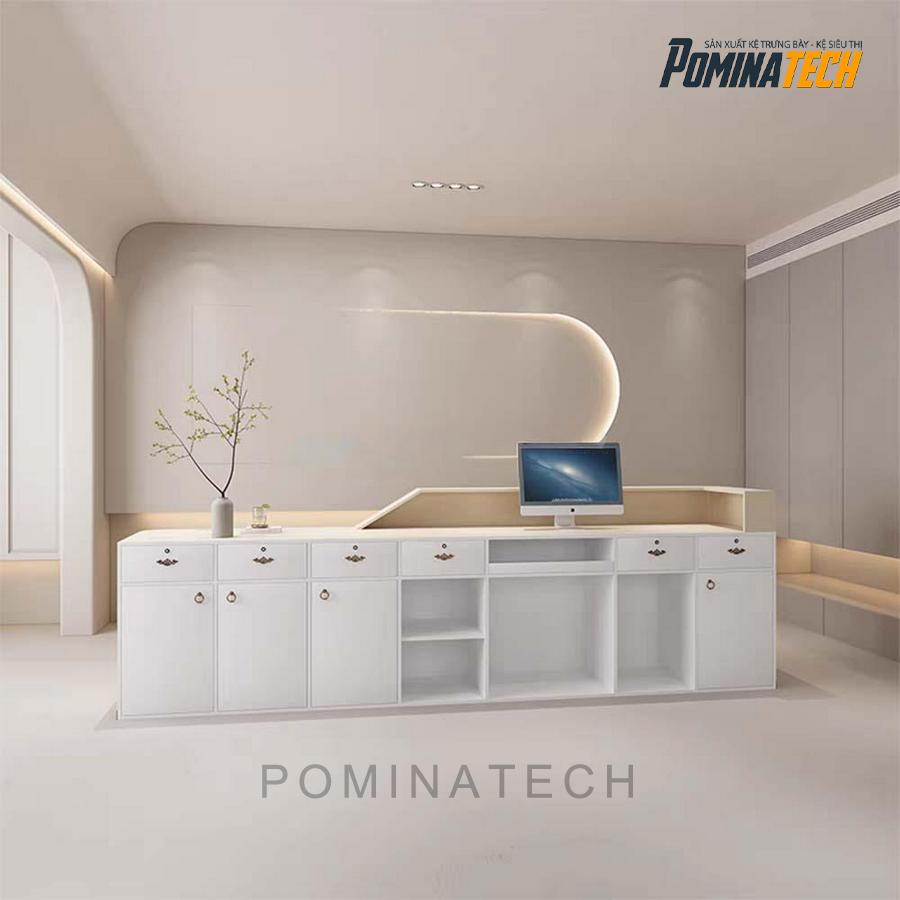 quay le tan hien dai Quầy Lễ Tân Hiện Đại, Thiết Kế Sang Trọng - Phù Hợp Mọi Không Gian