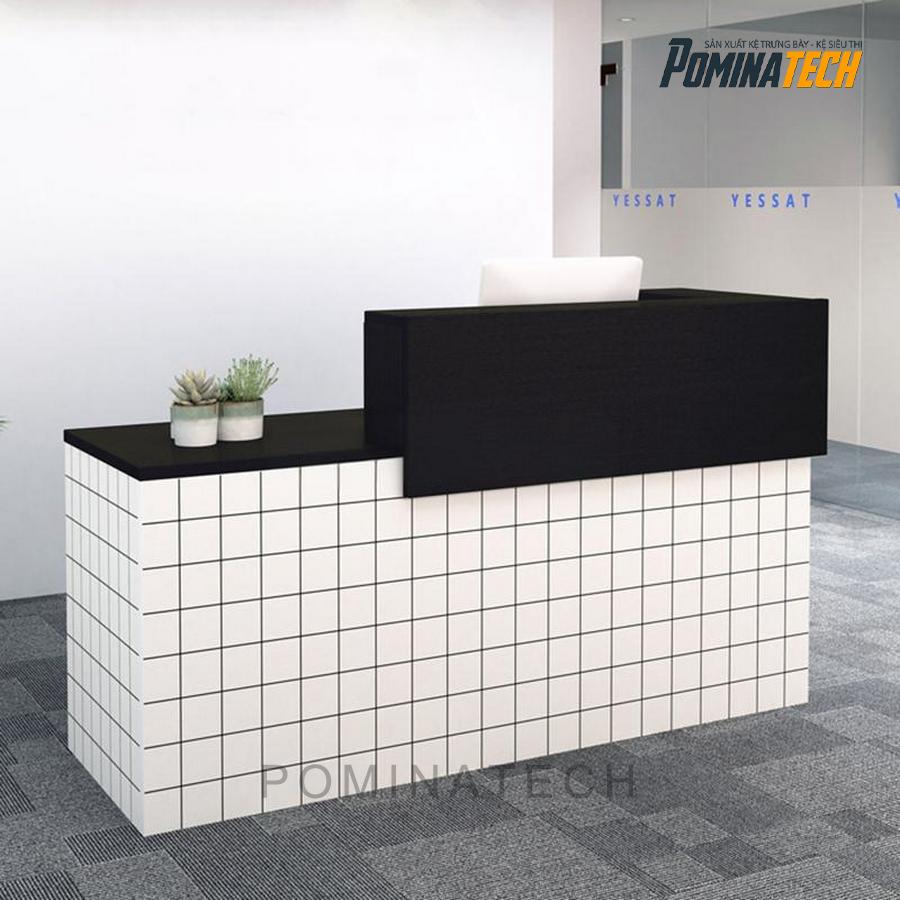 quay le tan hien dai voi kieu dang tinh te Quầy Lễ Tân Hiện Đại Với Kiểu Dáng Tinh Tế – Phù Hợp Cho Không Gian Văn Phòng Sang Trọng