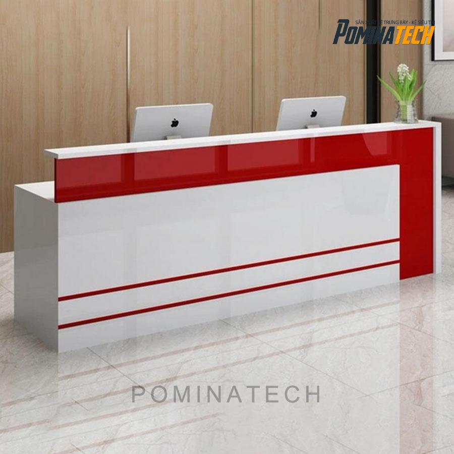 quay le tan sang trong Quầy Lễ Tân Sang Trọng - Thiết Kế Đơn Giản, Phù Hợp Văn Phòng Hiện Đại