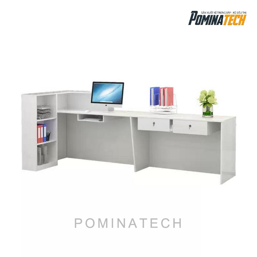 quay le tan sang trong Quầy Lễ Tân Sang Trọng, Phù Hợp Với Mọi Phong Cách Văn Phòng