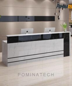 Quầy Lễ Tân Sang Trọng - Thiết Kế Đơn Giản, Phù Hợp Văn Phòng Hiện Đại